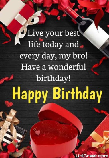happy birthday brother pic