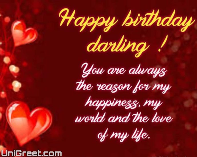happy birthday to darling husband image