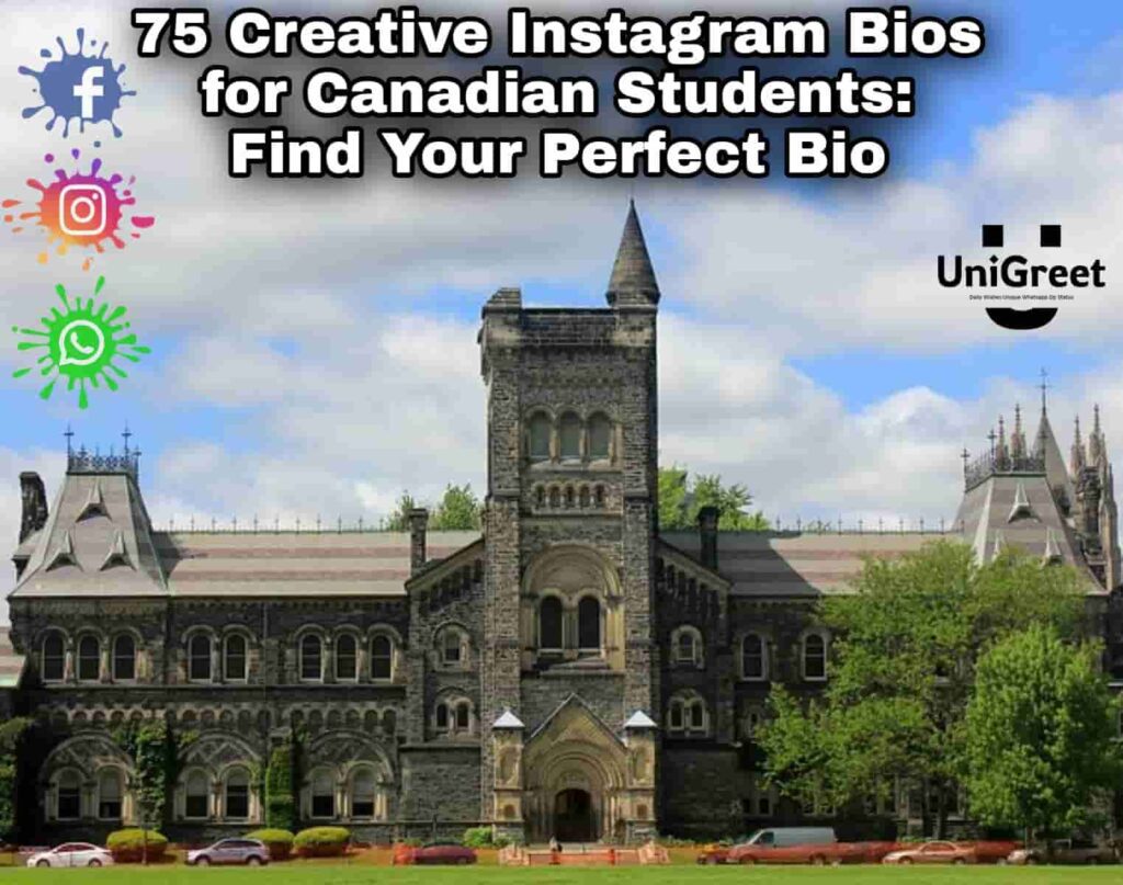 Creative Instagram Bios for Canadian Students: Find Your Perfect Bio Instagram Bios for Canadian Students