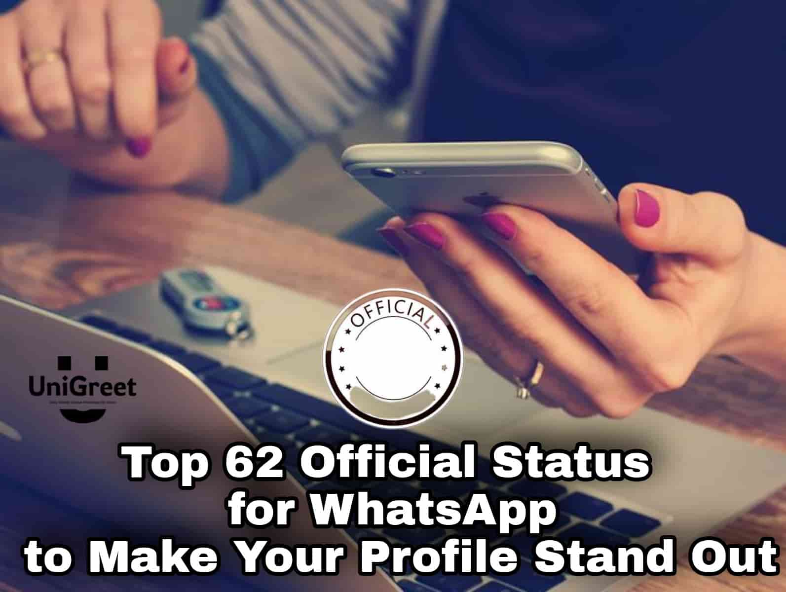 Official Status for WhatsApp