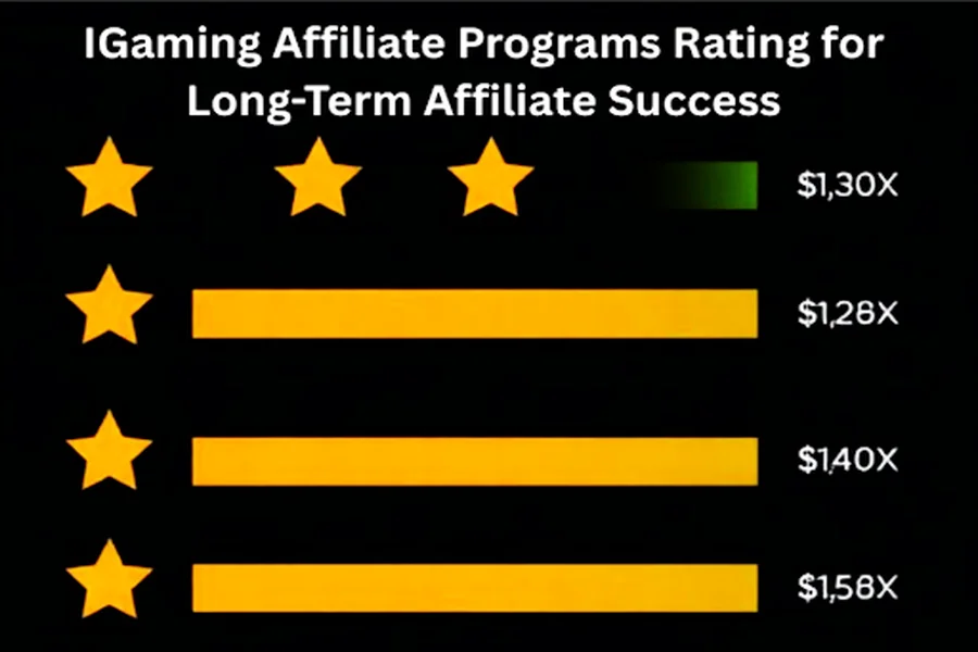 IGaming Affiliate Programs Rating for Long-Term Affiliate Success